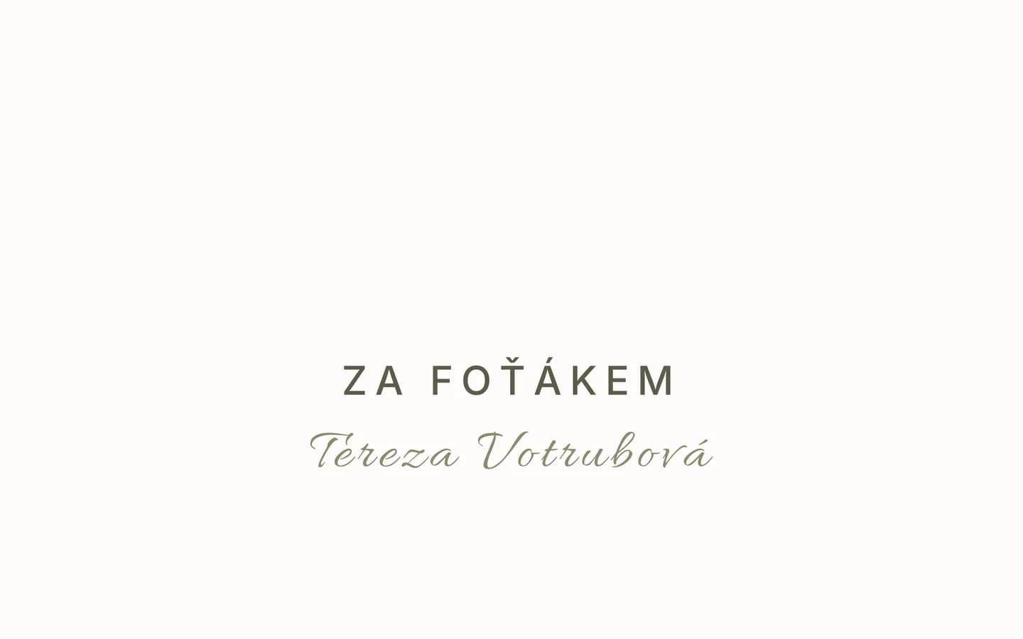 Portfolio místní fotografky — Zafotakem.cz